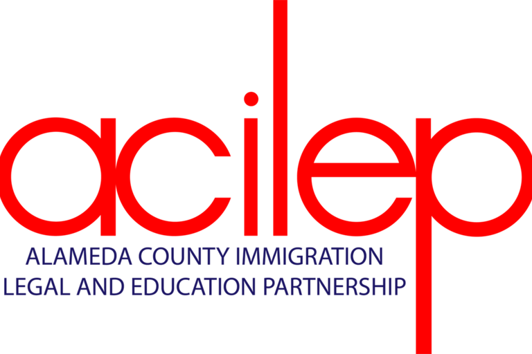 Logo for the Alameda County Immigration Legal & Education Partnership
