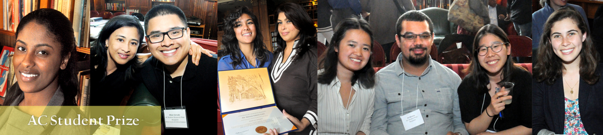 Student Prize recipients