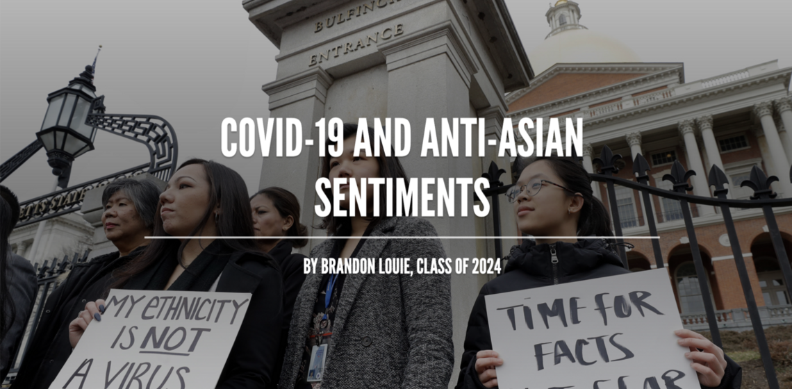 Anti-Asian sentiments have been ever increasing as a result of COVID-19. These anti-Asian sentiments have manifested themselves