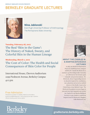 Flyer of Hitchcock Graduate Lecture Series Events