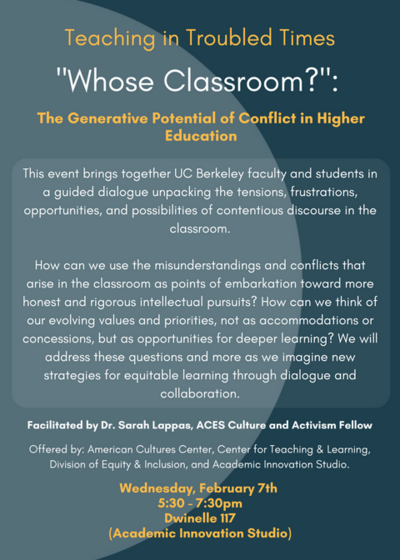 Whose Classroom Flyer